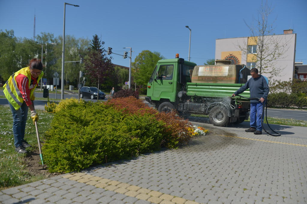 A város növényzetét és köztereit rendben tarták