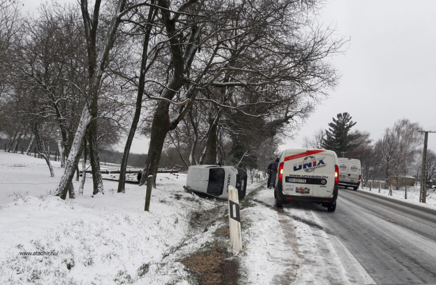 Ismét csúsznak az utak!