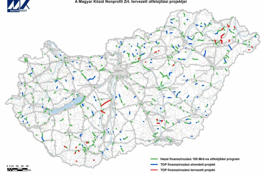 39 km-en lesznek útfelújítások Somogyban