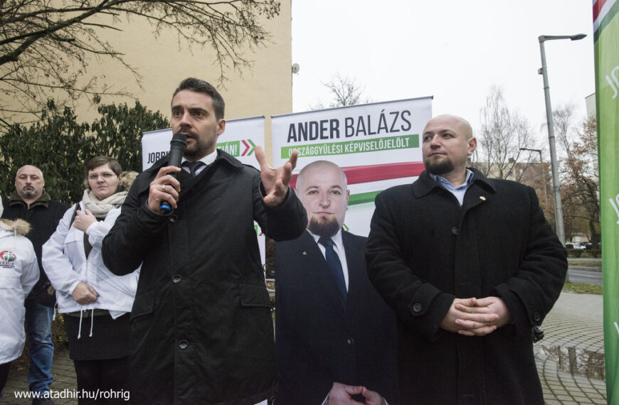 A Jobbik miniszterelnök-jelöltjének nagyatádi látogatása